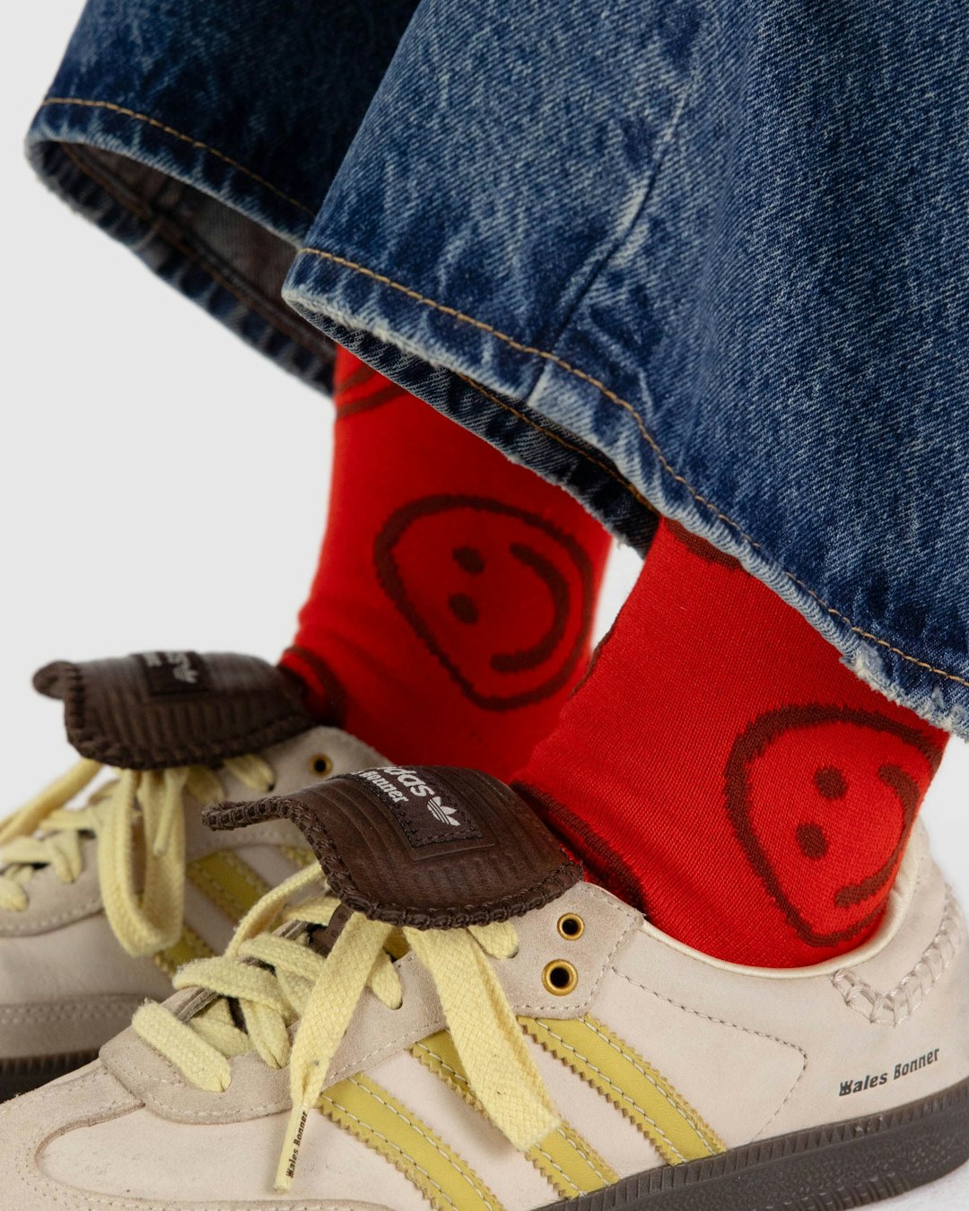 Baggu | Crew Socks -  Red Happy