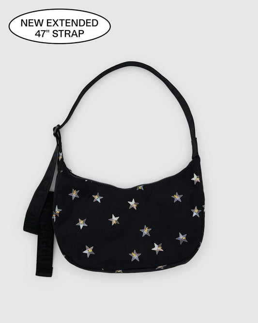 Baggu | Medium Nylon Crescent Bag - Stars