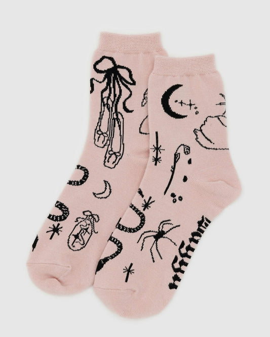 Baggu | Crew Socks -  Ballet Icons