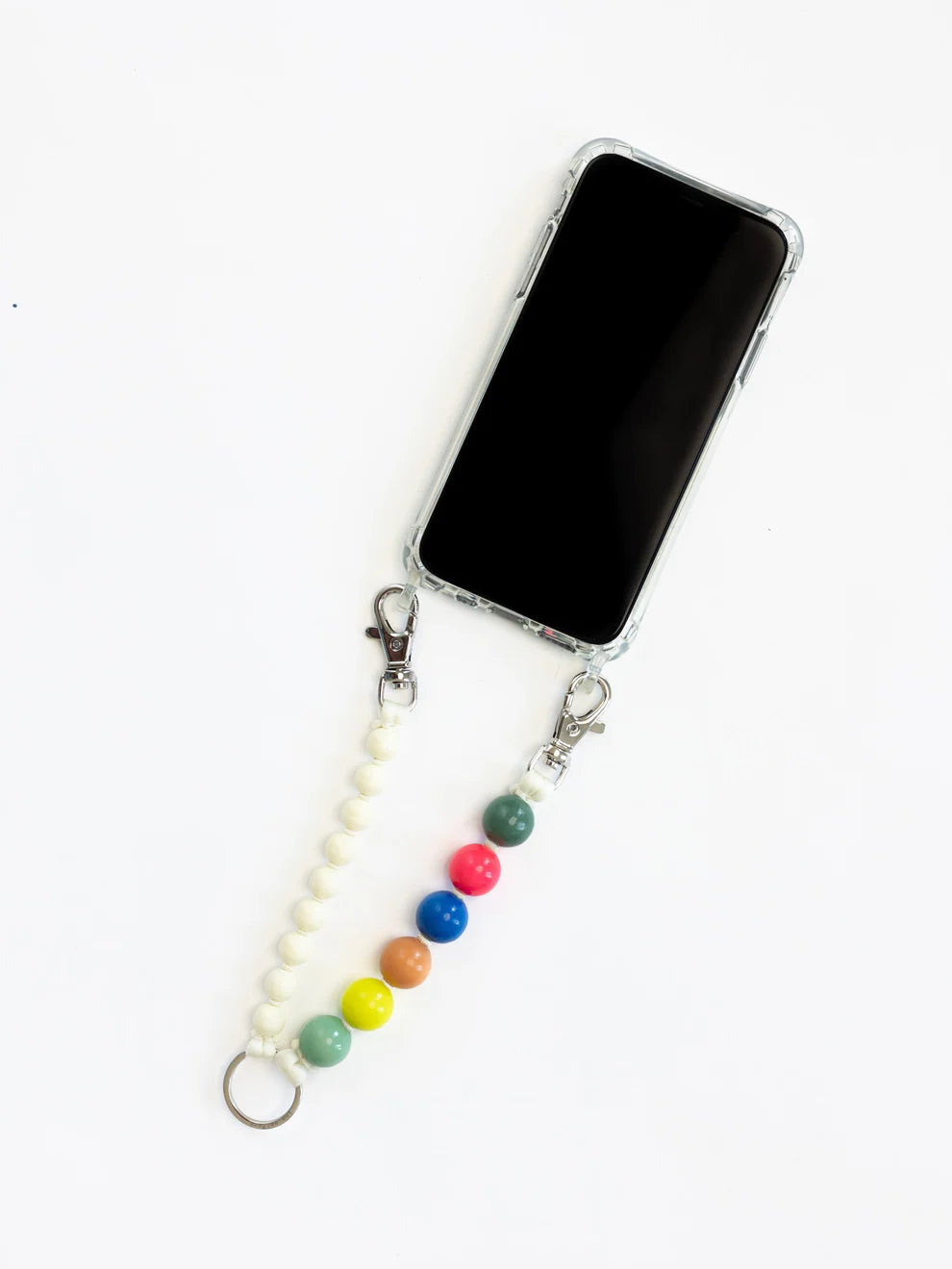 Ina Seifart | Doppel Handykette Phone Holder Short - Multi Mix/Opal
