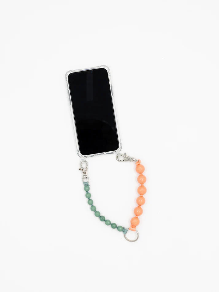 Ina Seifart | Doppel Handykette Phone Holder Short - Lax/Salvia
