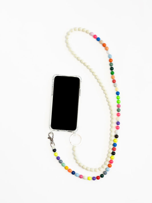 Ina Seifart | Perlen Handykette Phonenecklace - Multimix/Duo