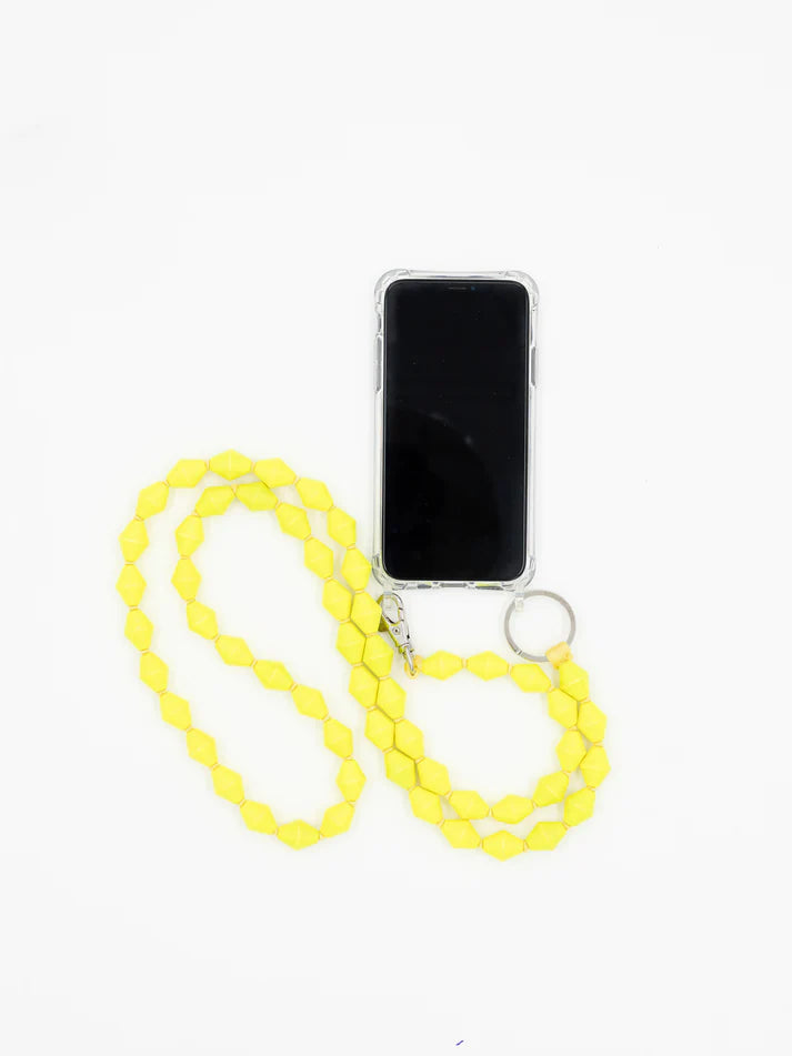 Ina Seifart | Zickzack Handykette - Neonyellow