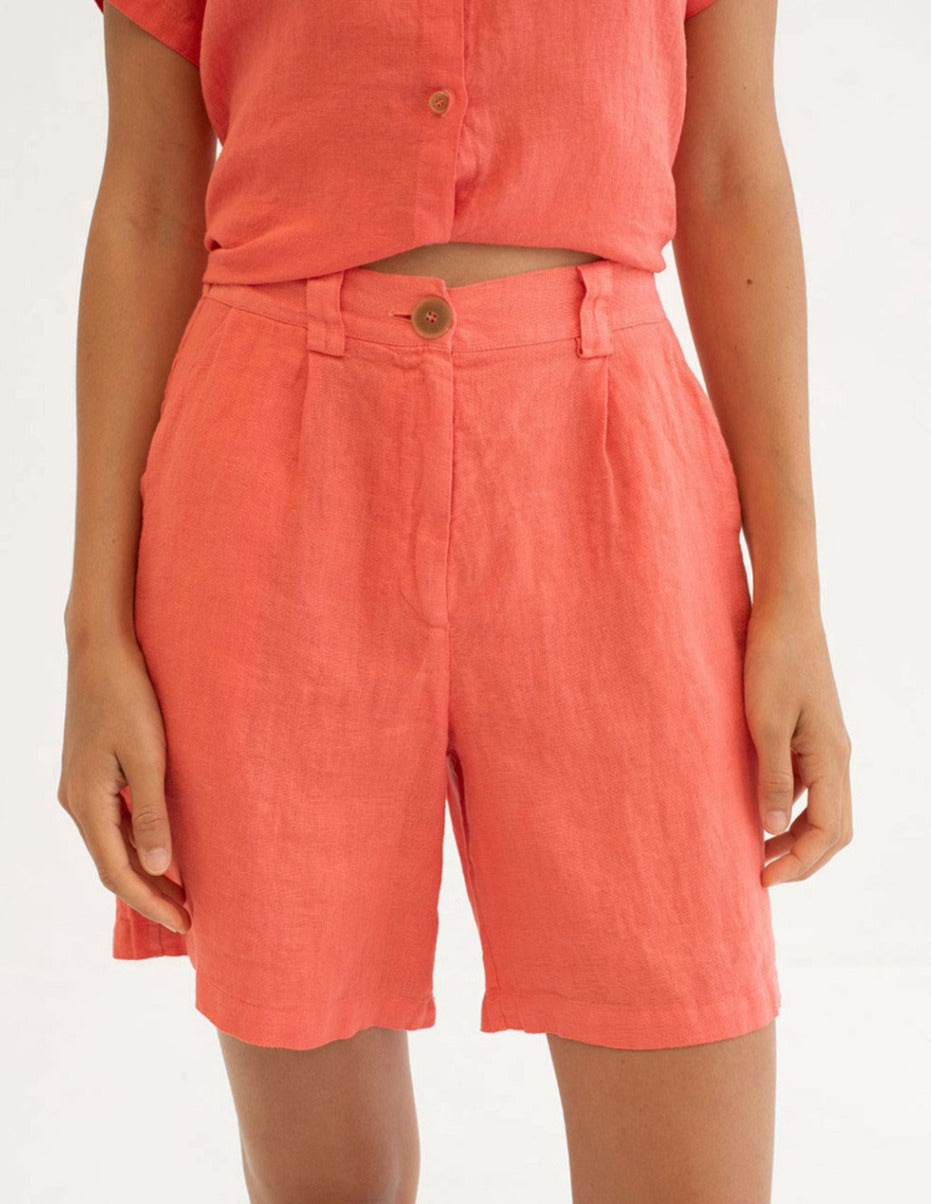Mus & Bombon | Kiwano Shorts - Coral