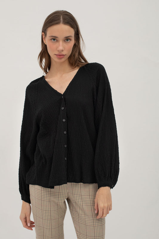 Mus & Bombon | Isna Blouse - Black