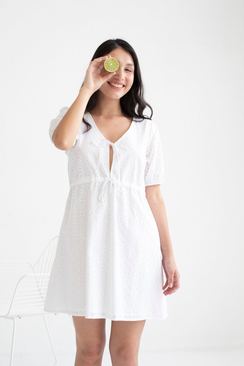 Mus & Bombon | Flauwe Dress - White