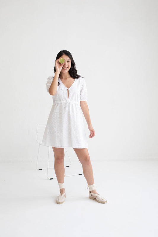 Mus & Bombon | Flauwe Dress - White