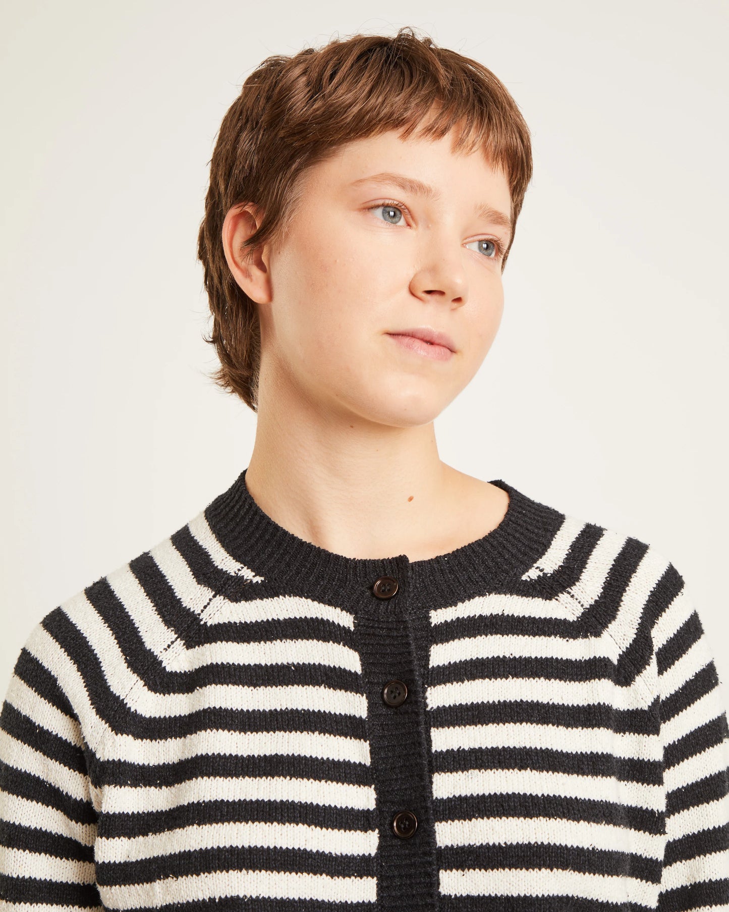 Naïf | Christine Cardigan - Black/Ivory