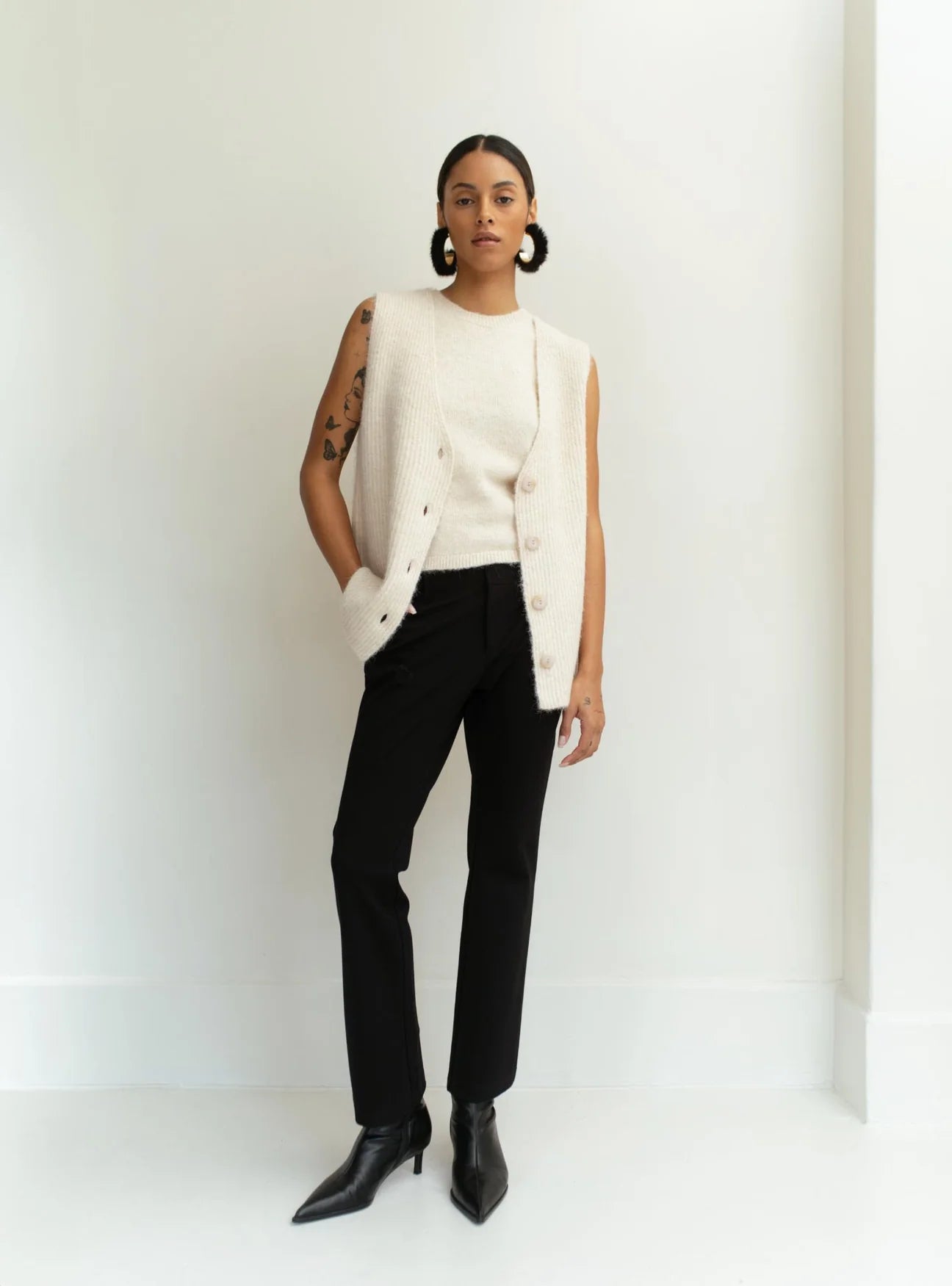 Paper Label | Karina Vest - Oatmeal
