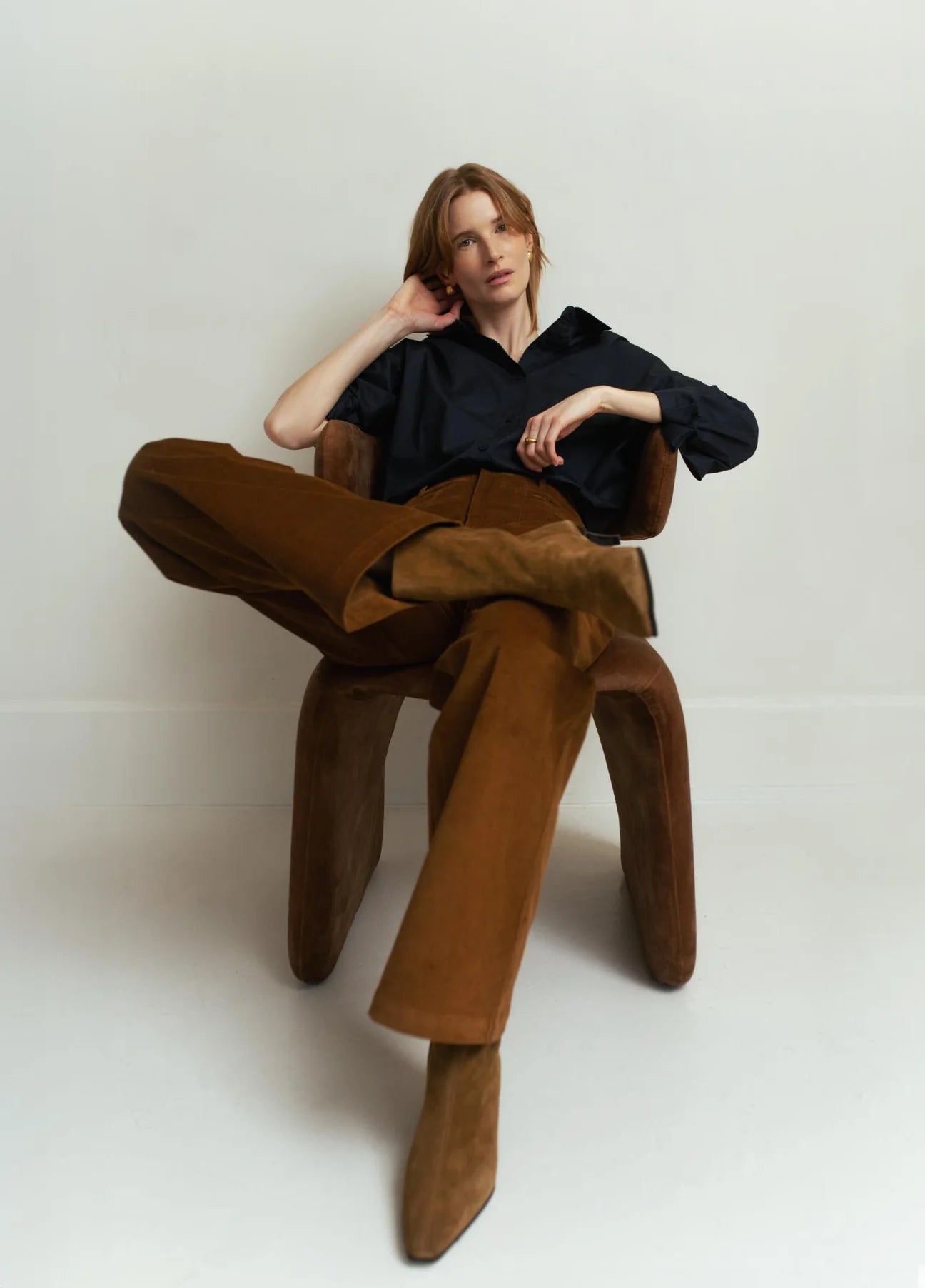 Paper Label | Wilma Pant - Tobacco