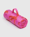 Baggu | Puffy Picnic Blanket - Pink Lobster