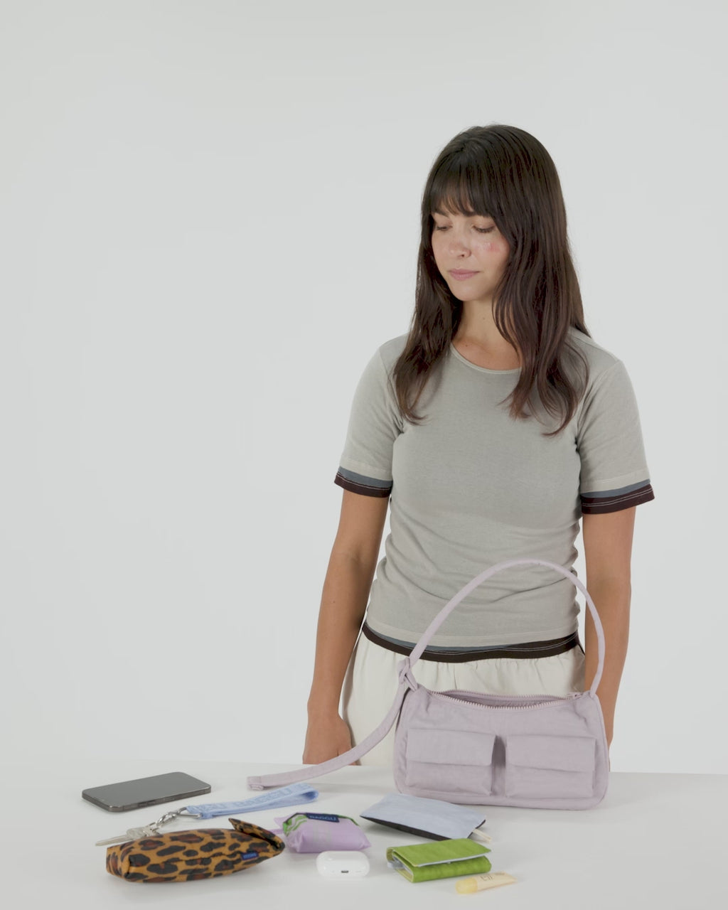 Baggu | Cargo Shoulder Bag - Snakeskin