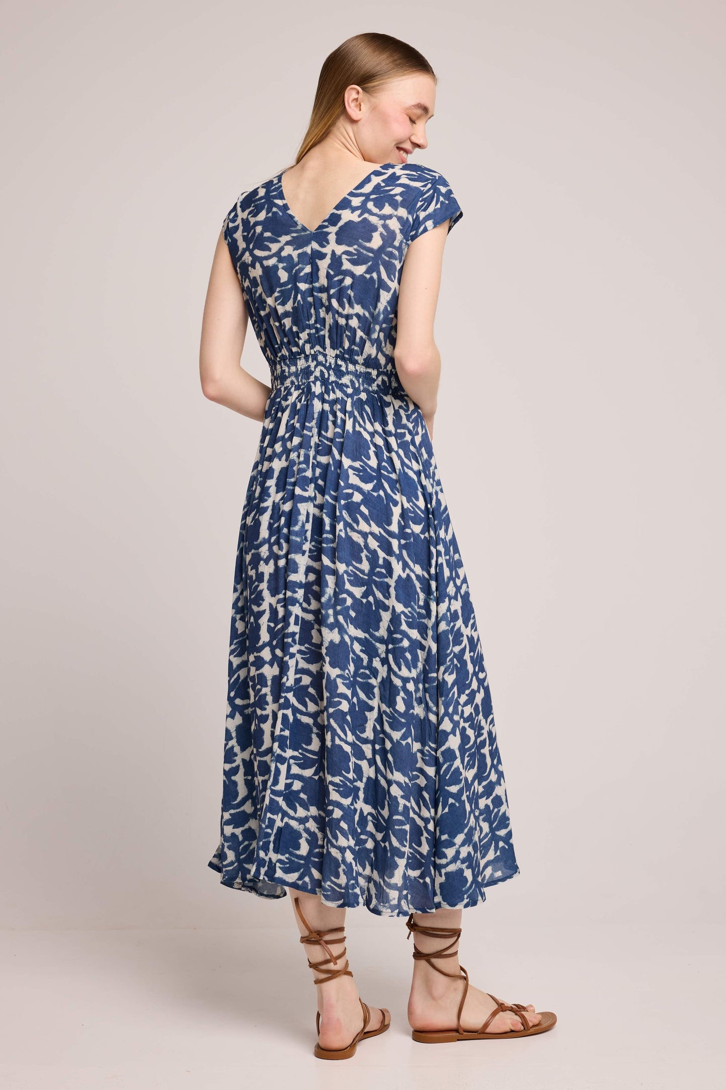 Louizon | Empire Waist Dress - Indigo