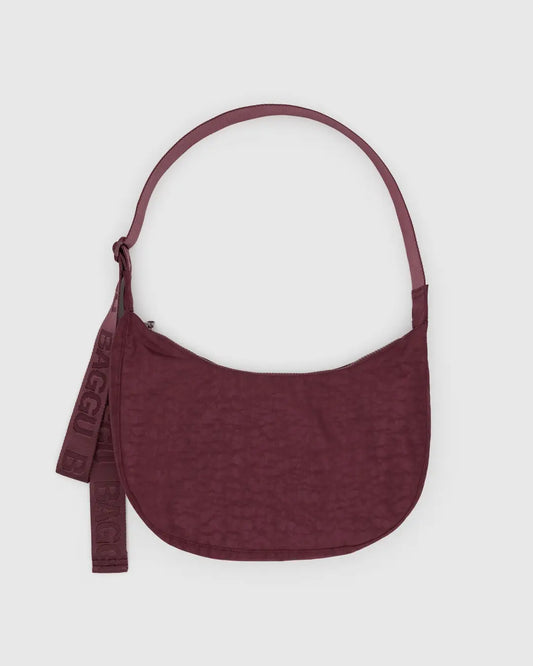 Baggu | Medium Nylon Crescent Bag - Mahogany