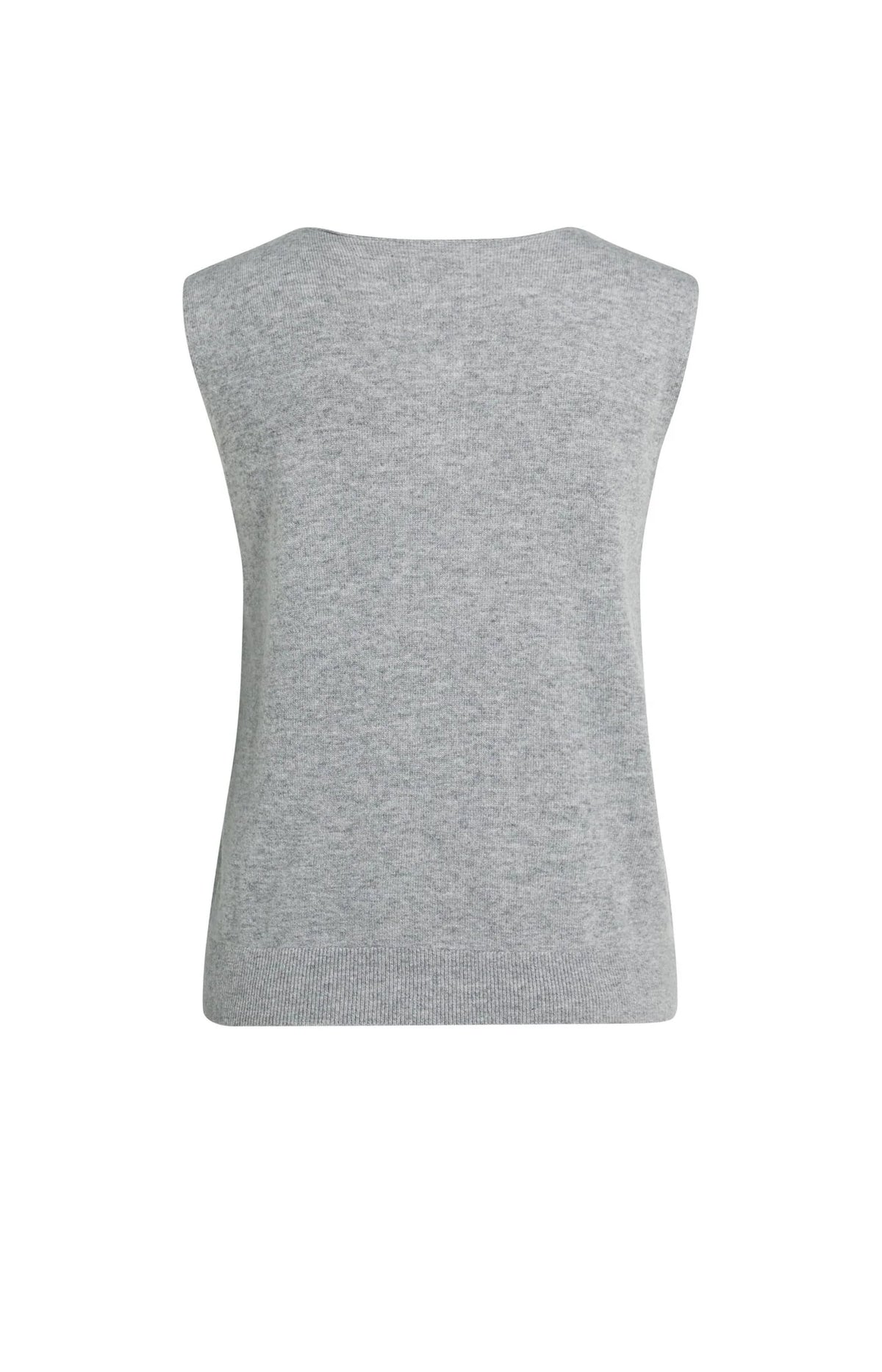 Yaya the Brand | Sleeveless Sweater with Open Collar