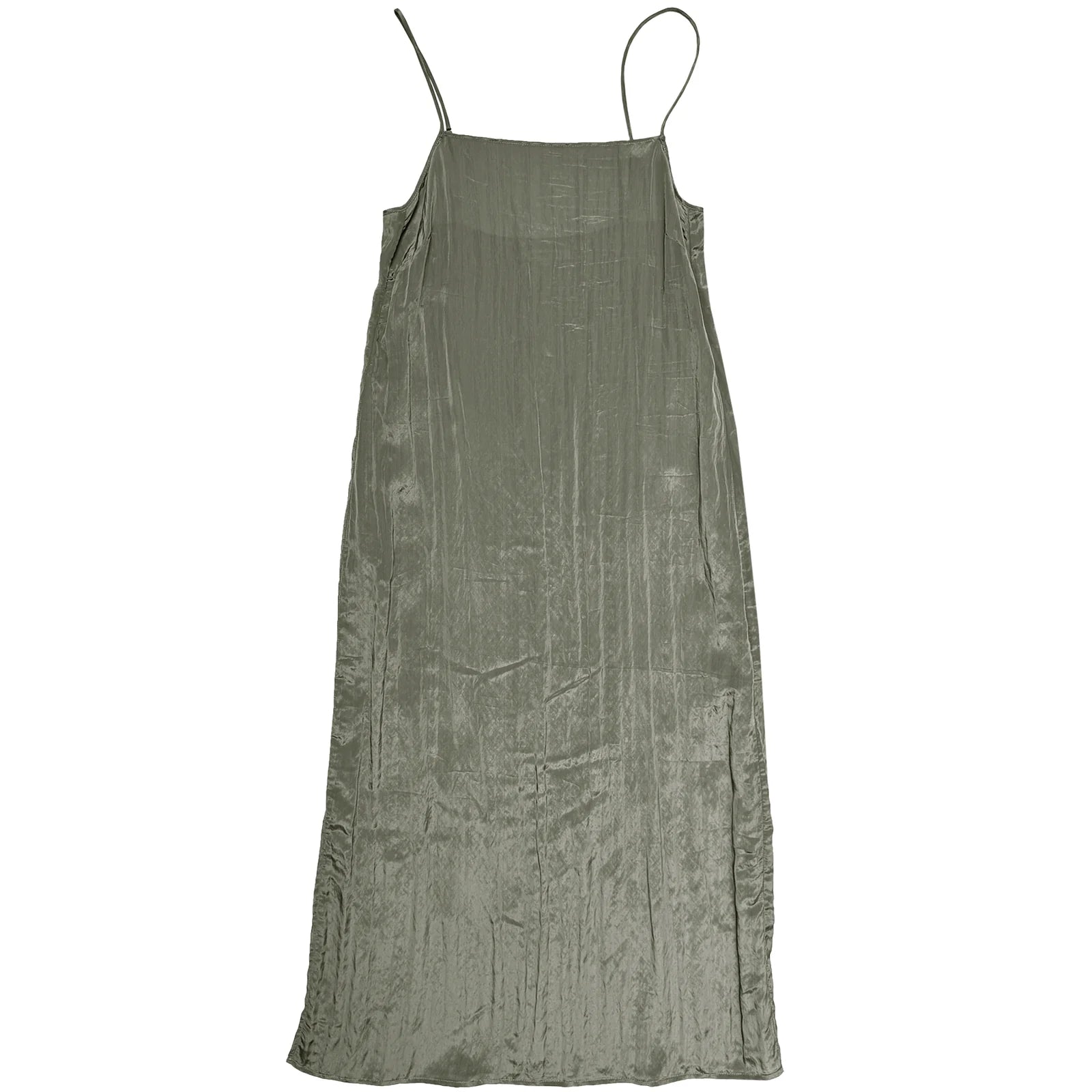 Ali Golden | Square Neck Slip Dress - Sage