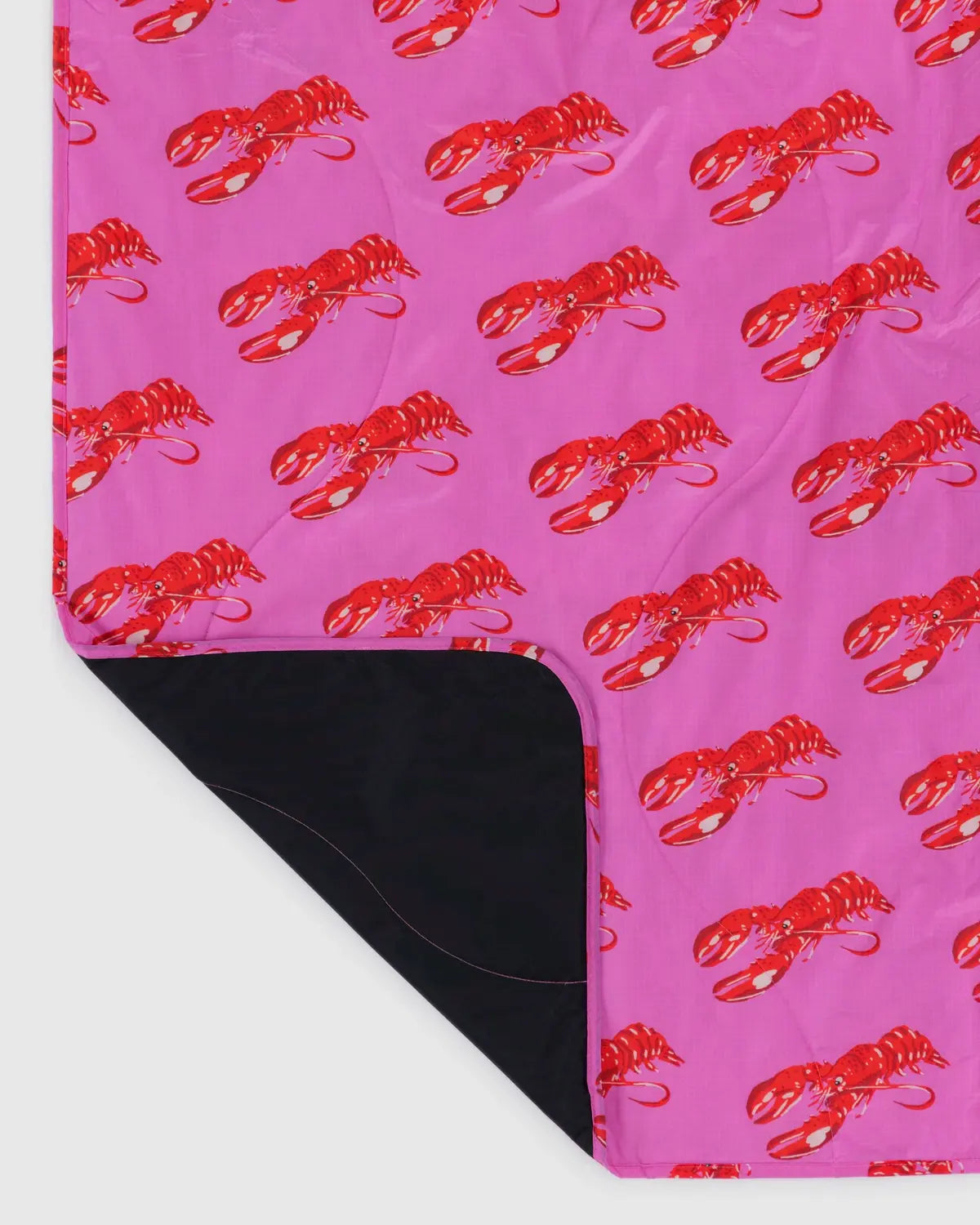 Baggu | Puffy Picnic Blanket - Pink Lobster