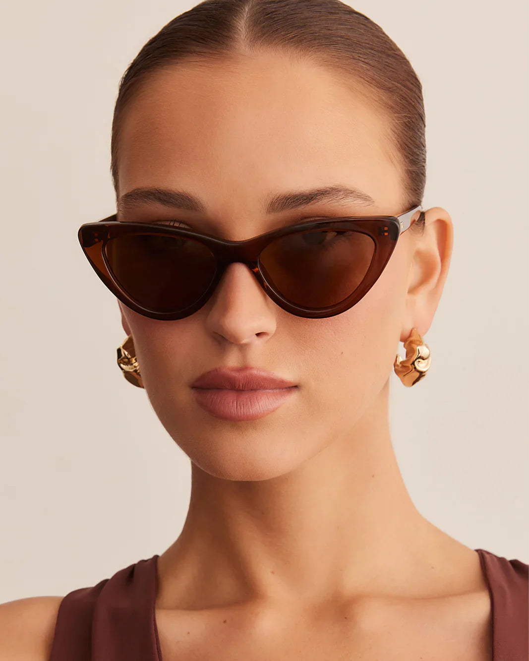 Banbé | Isla Sunglasses - Mocha/Chocolate