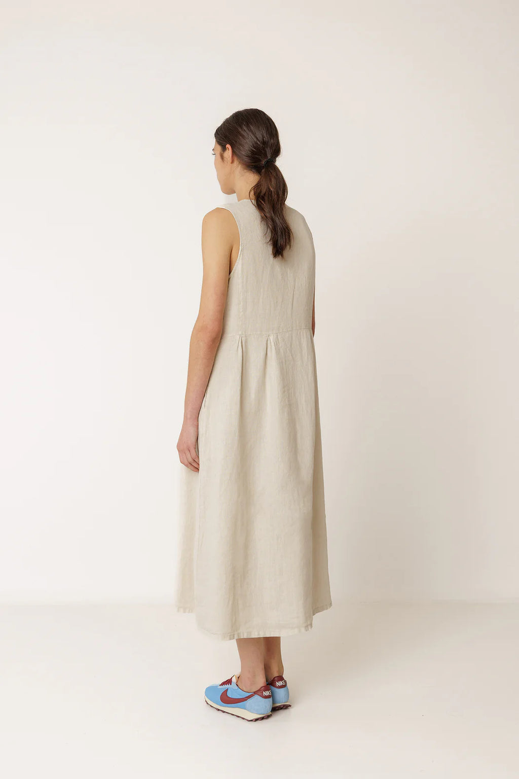 Indi + Cold | Linen Multiposition Dress - Stone