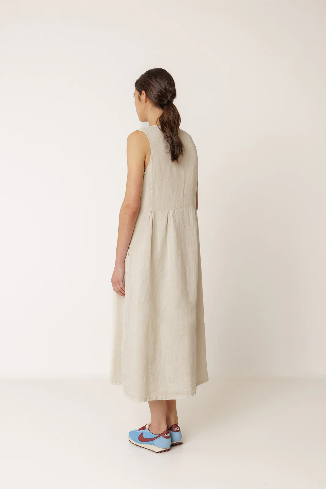 Indi + Cold | Linen Multiposition Dress - Stone