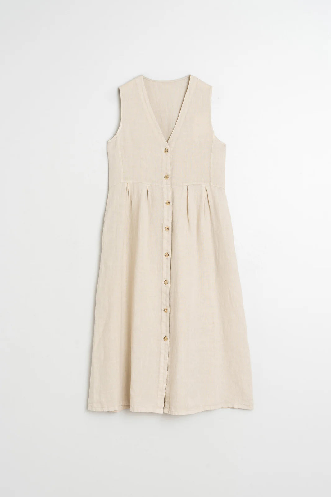 Indi + Cold | Linen Multiposition Dress - Stone