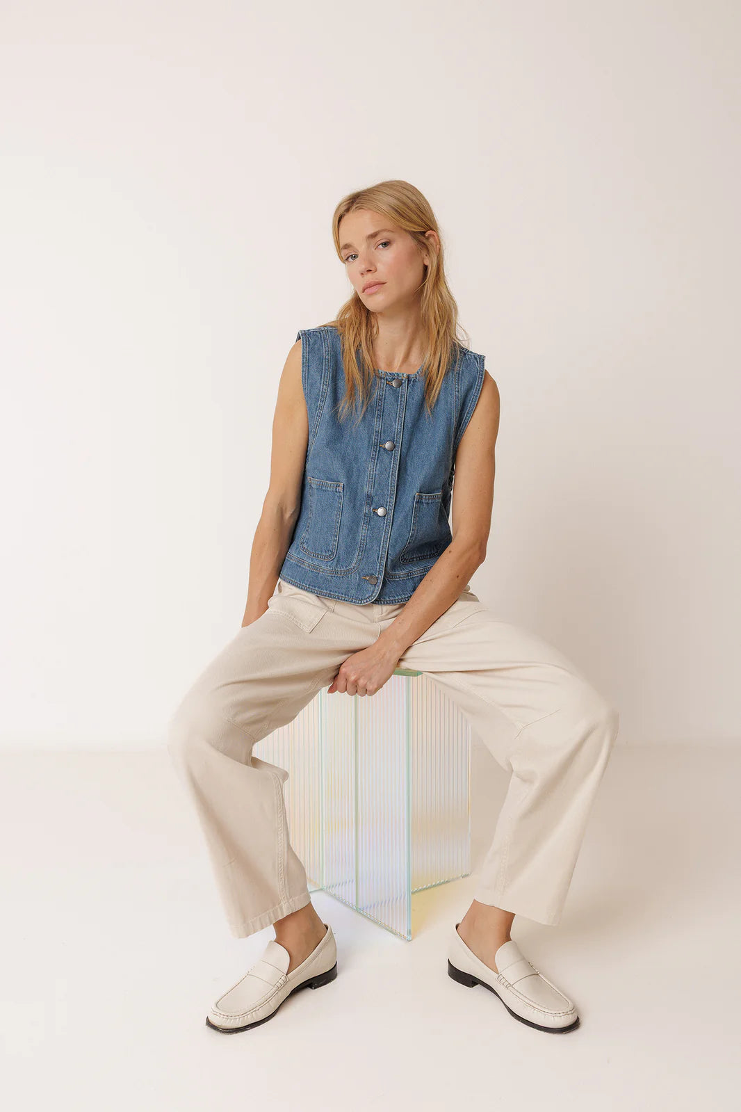 Indi + Cold | Denim Vest
