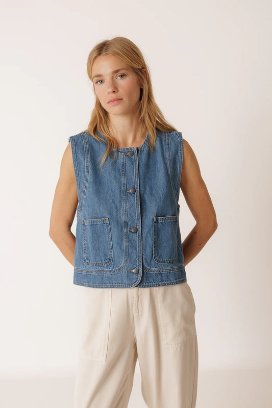 Indi + Cold | Denim Vest