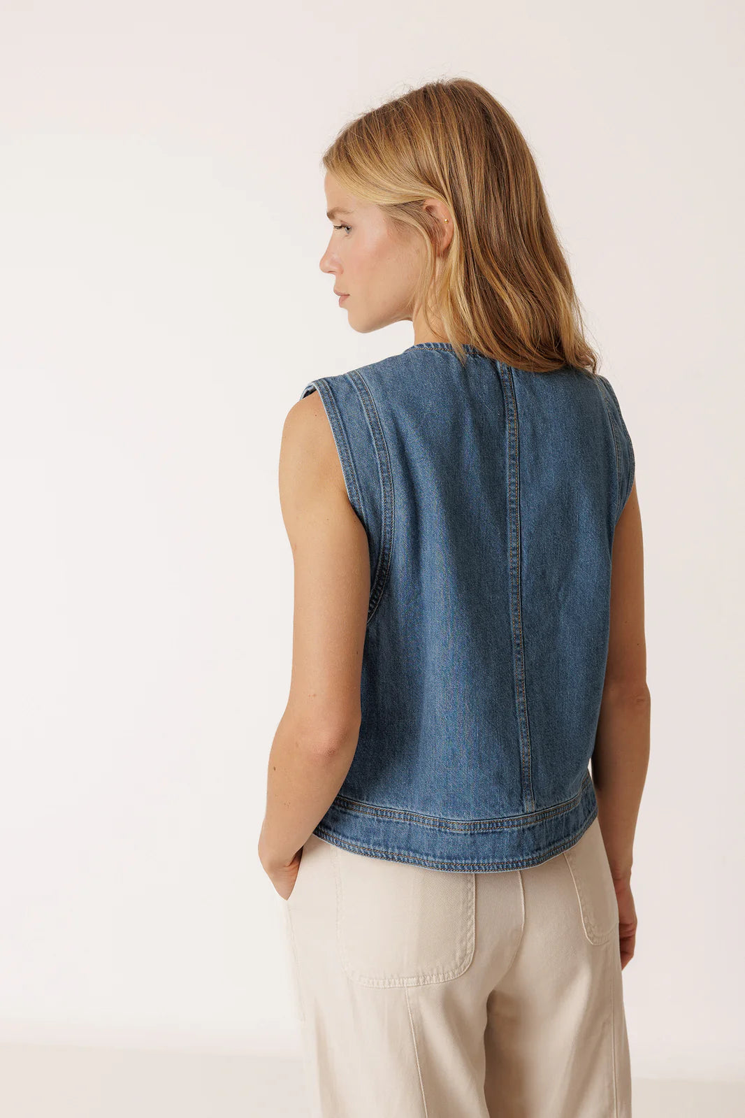 Indi + Cold | Denim Vest