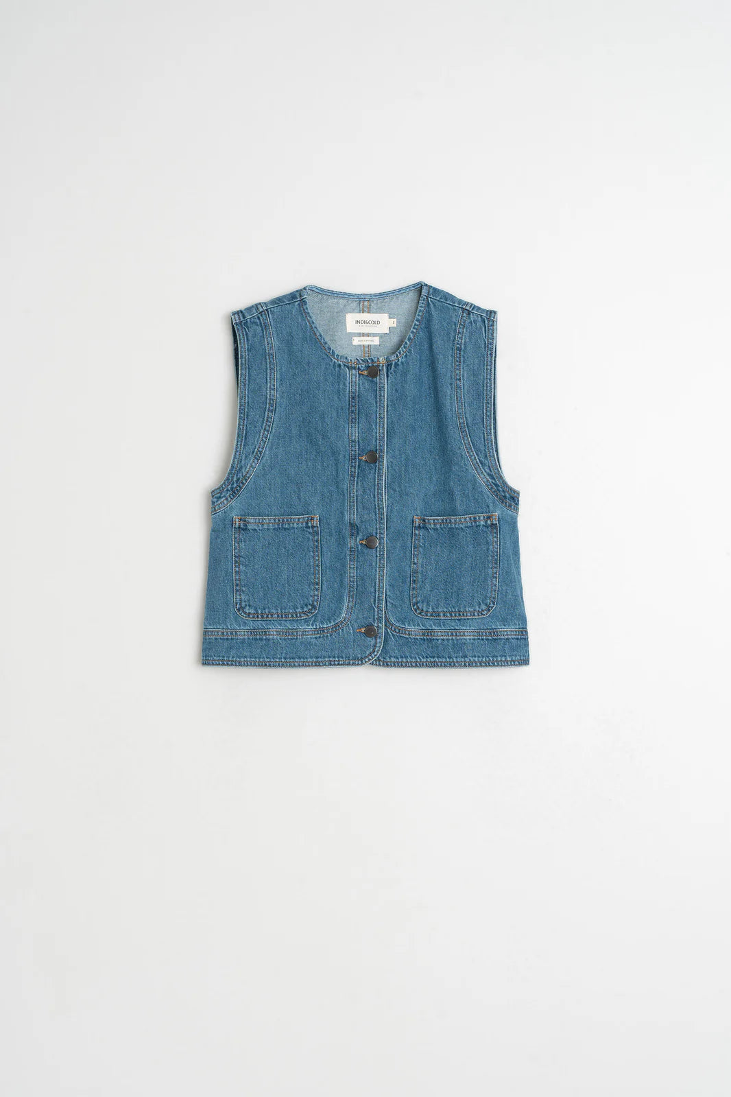 Indi + Cold | Denim Vest