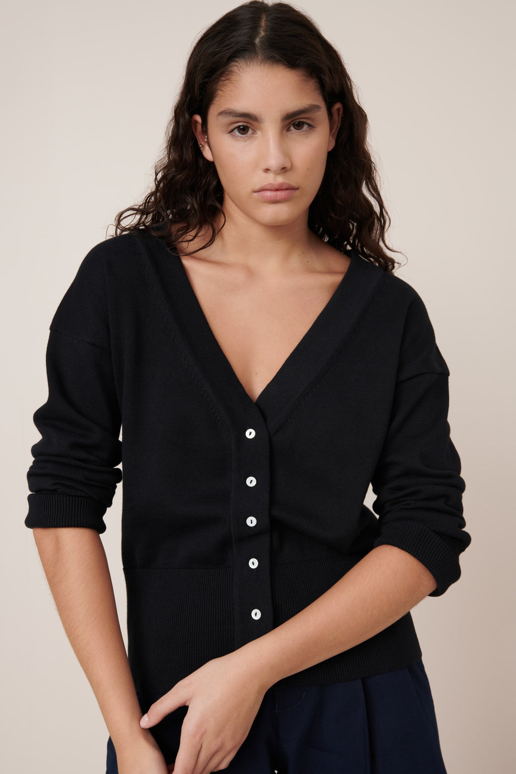 KOWTOW | Willow Cardigan - Black